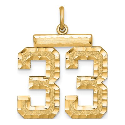 Large #33 Charm