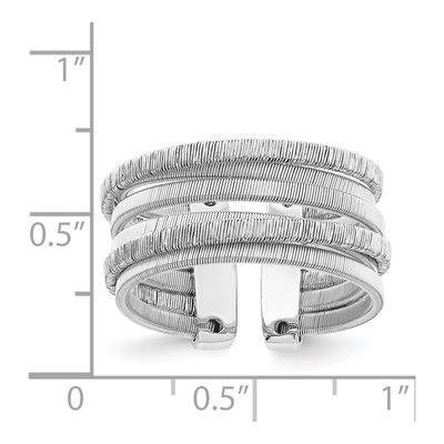Sterling Silver Adjustable Ring – view 6