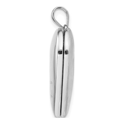 Sterling Silver Guardian Angel Heart Ash Locket – view 3