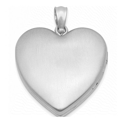 Sterling Silver Guardian Angel Heart Ash Locket – view 4