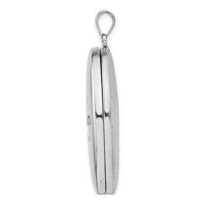 Sterling Silver Diamond Ash Holder Locket – view 3