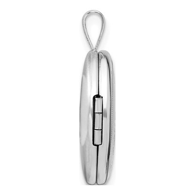 Sterling Silver First Communion Oval Locket – view 3