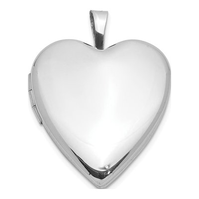 Sterling Silver Heart Ash Holder Locket
