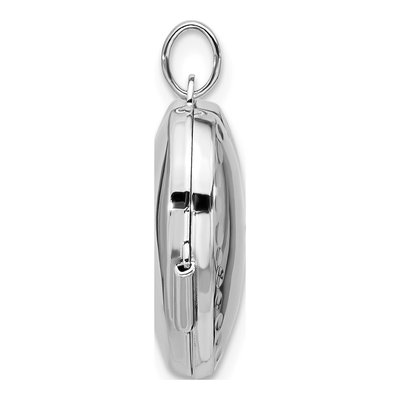 Sterling Silver Diamond Heart Locket – view 2