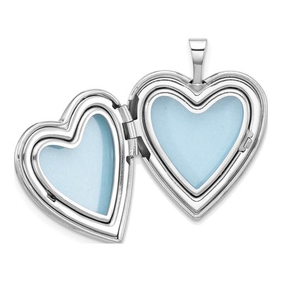 Sterling Silver Floral Mom Heart Locket – view 5