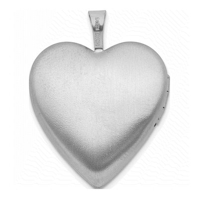 Sterling Silver Rose Locket Pendant – view 4