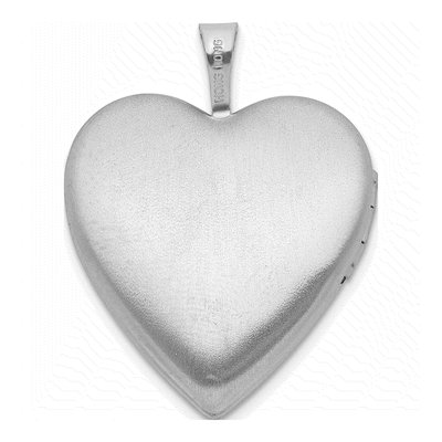 Sterling Silver Butterfly Heart Locket – view 4