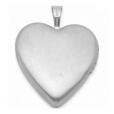 Sterling Silver St Christopher Heart Locket – view 3