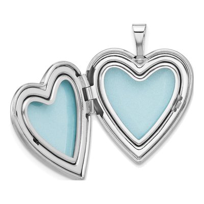 Sterling Silver St Christopher Heart Locket – view 4