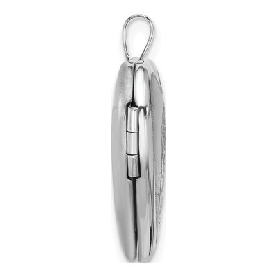 Sterling Silver St Christopher Heart Locket – view 2