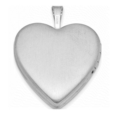 Sterling Silver St Christopher Heart Locket – view 3