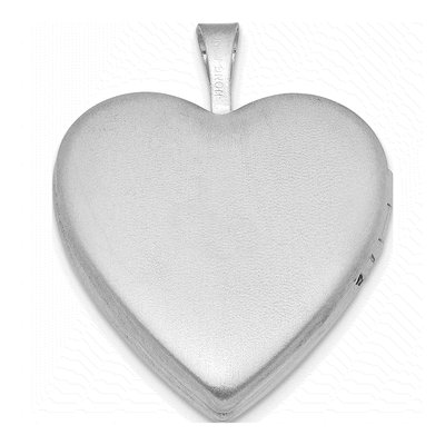 Sterling Silver Angel Wings Heart Locket – view 4