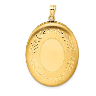 14K Gold-Filled Filled Oval Locket