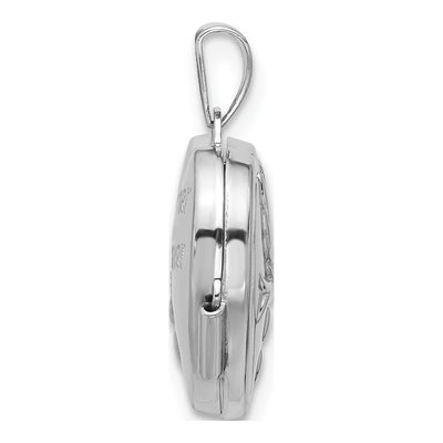 Sterling Silver Dove Heart Locket – view 3