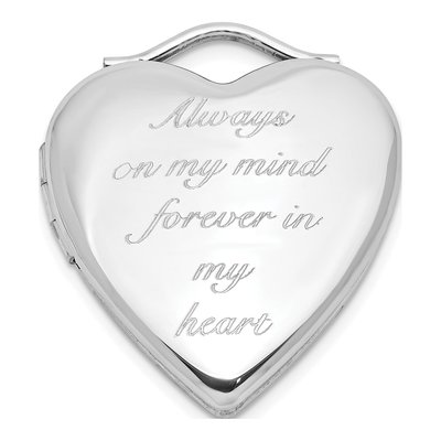 Sterling Silver Heart Locket