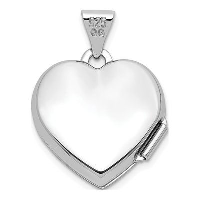 Sterling Silver Heart Locket – view 3