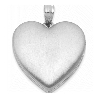 Sterling Silver Filigree Heart Locket – view 3