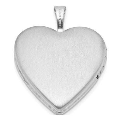 Sterling Silver I Love You to Moon Heart Locket – view 4