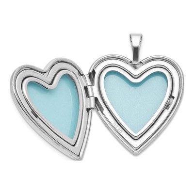 Sterling Silver I Love You to Moon Heart Locket – view 5