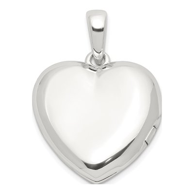 Sterling Silver CZ Heart Locket – view 4