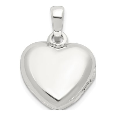 Sterling Silver CZ Heart Locket – view 4