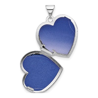 Sterling Silver Reversible Heart Locket – view 5