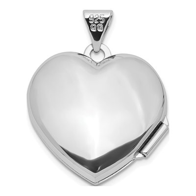 Sterling Silver Heart Locket – view 3