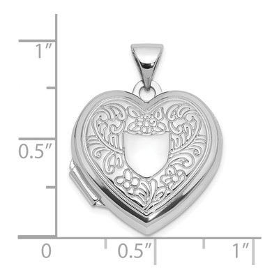 Sterling Silver Heart Locket – view 5