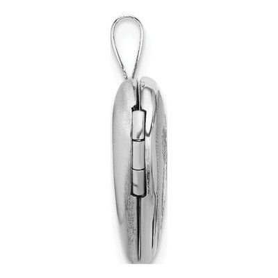 Sterling Silver Fish Heart Locket – view 2