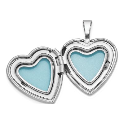 Sterling Silver Fish Heart Locket – view 4