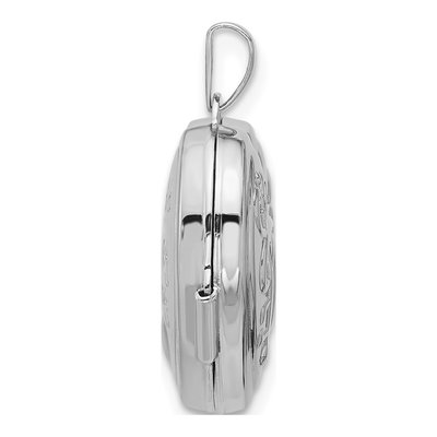 Sterling Silver Reversible Heart Locket – view 3