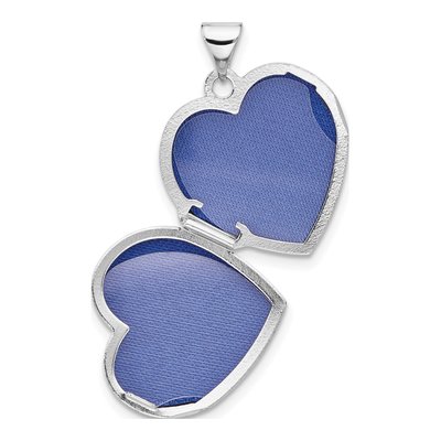 Sterling Silver Reversible Heart Locket – view 5