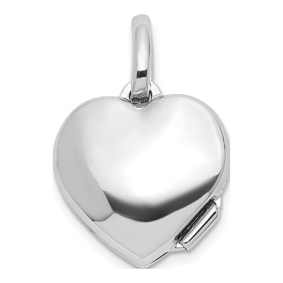Sterling Silver CZ Bee Heart Locket – view 4