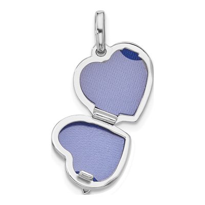 Sterling Silver CZ Bee Heart Locket – view 5
