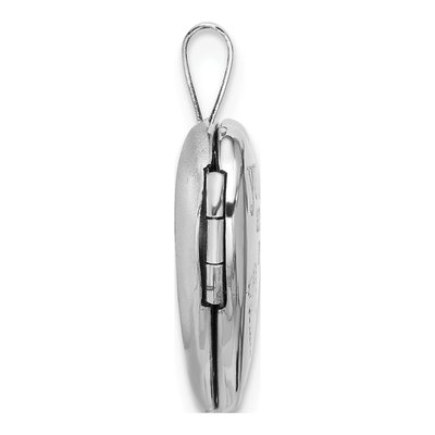 Sterling Silver You Are My Sunshine Heart Locket – view 3