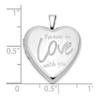 Sterling Silver Heart Locket – view 5