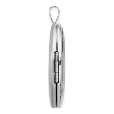 Sterling Silver St Christopher Oval Locket – view 2
