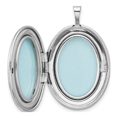 Sterling Silver Filigree Oval Locket – view 5
