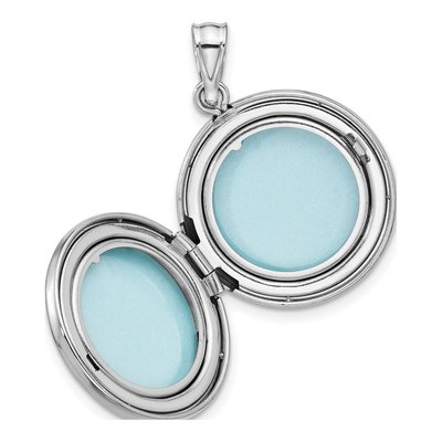 Sterling Silver CZ Mom Moon Stars Locket – view 4