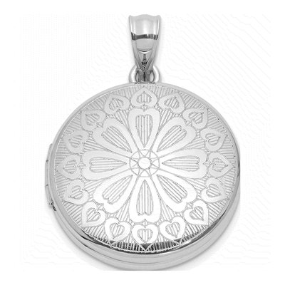 Sterling Silver Filigree Heart Locket