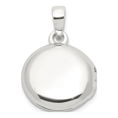 Sterling Silver CZ Round Locket – view 4