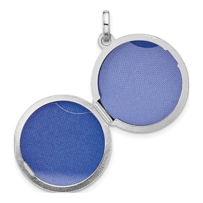 Sterling Silver Diamond Moon Star Locket – view 5