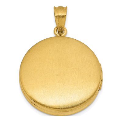 Gold-Plated Sterling Silver Garnet Celtic Trinity Locket – view 3