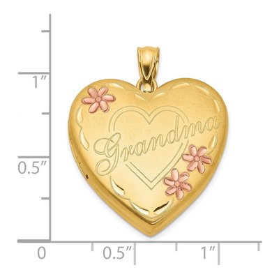 14K Gold-Filled Grandma Heart Locket – view 5