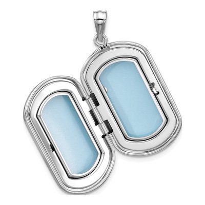 Sterling Silver Tree of Life Rectangle Locket – view 5