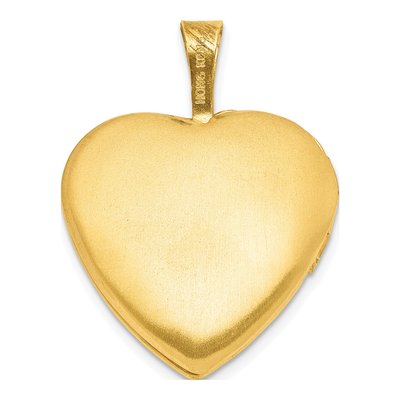 14K Gold-Filled Filled Heart Locket – view 3