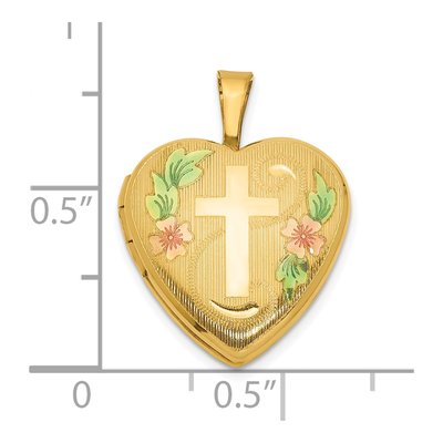 14K Gold-Filled Filled Heart Locket – view 5