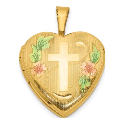 14K Gold-Filled Filled Heart Locket