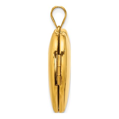 14K Gold-Filled Filled Heart Locket – view 2
