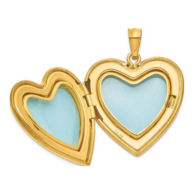14K Gold-Filled Filled Heart Locket – view 4